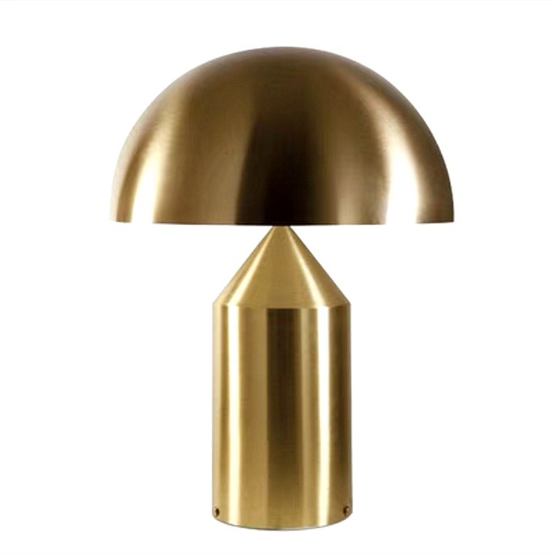 Modern Mushroom Metal Table Lamp for Bedroom
