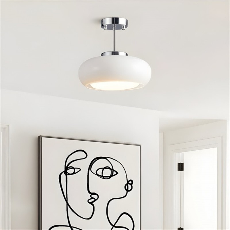 Art Deco Bauhaus Glass Disc Ceiling Light S152