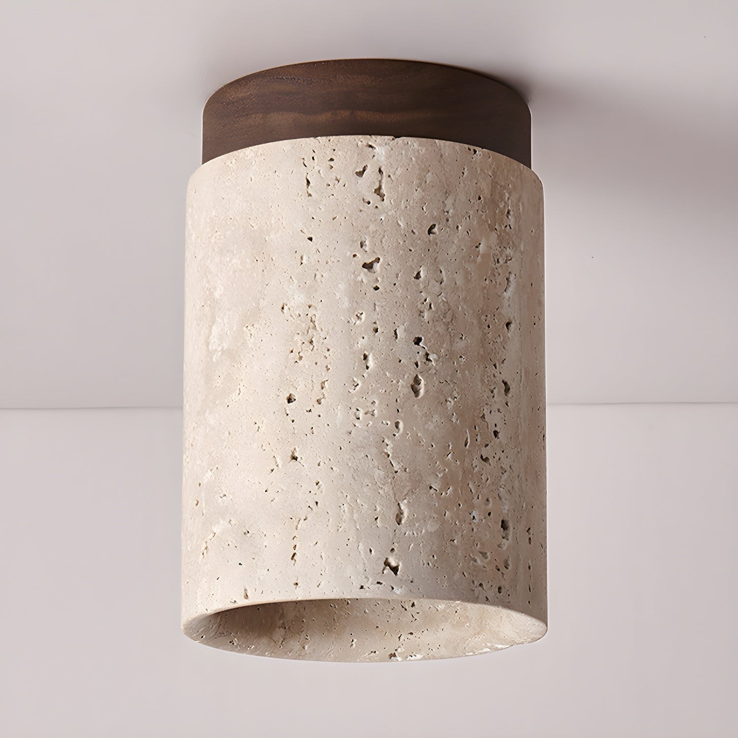 Marble Travertine Column Ceiling Lamp M510