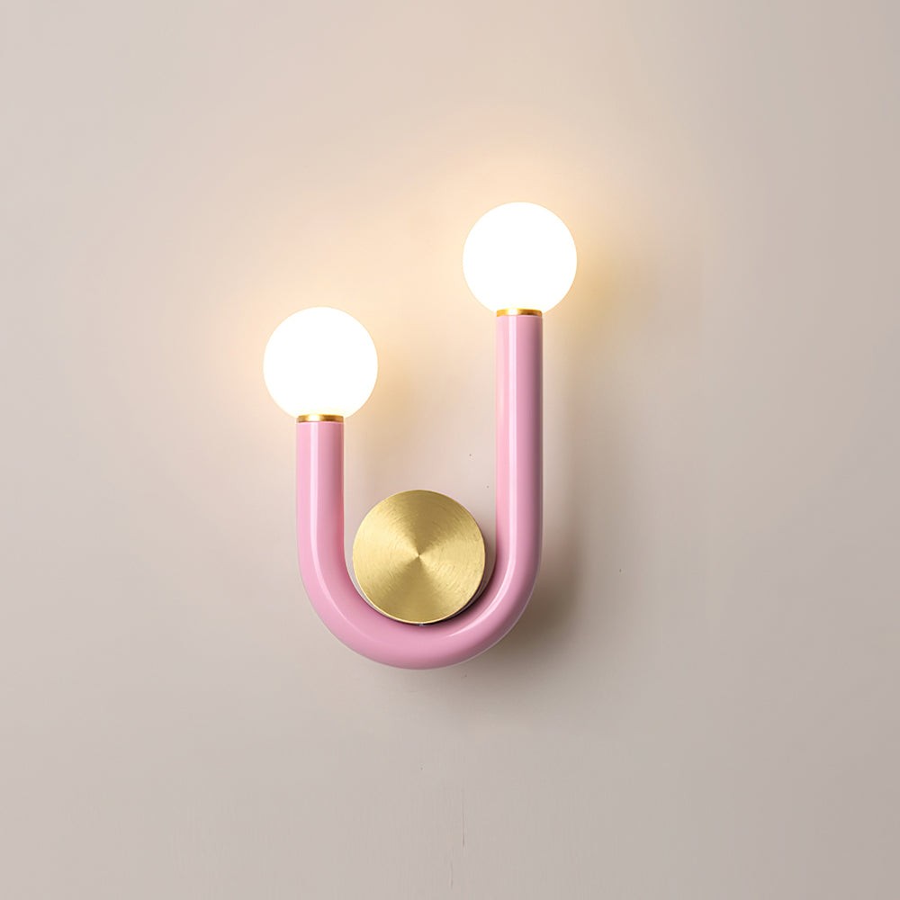 Creative U Shaped Double Head Wall Lamp M192