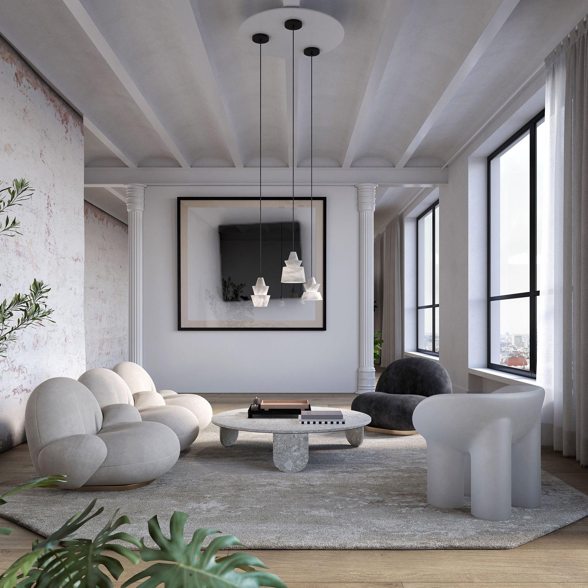 Nordic Marble Pendant Light M461