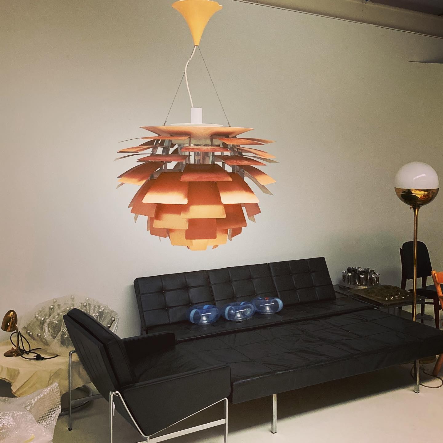 Modern Sculptural Layered Pendant Light