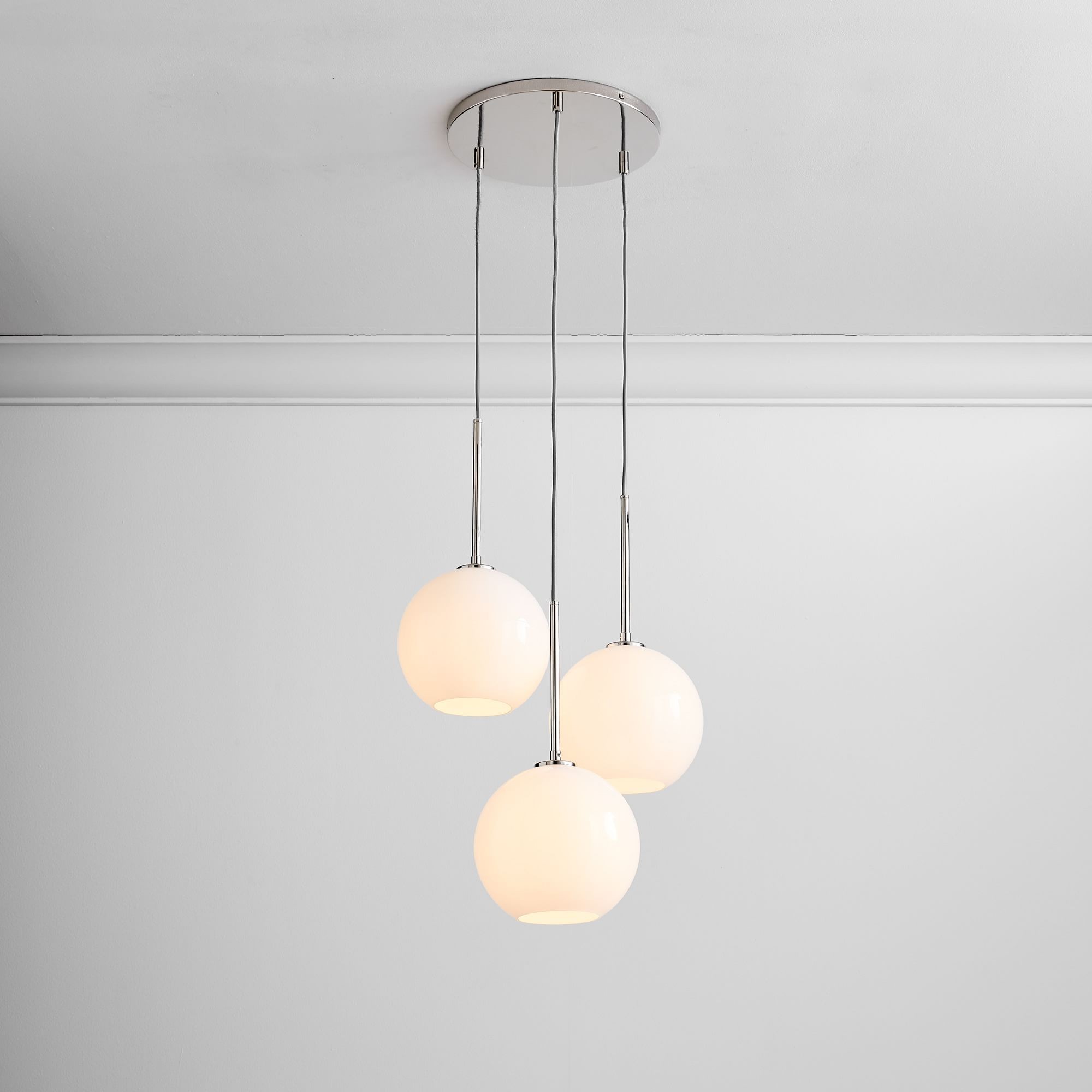 Selvion Minimalist Crystal Chandelier - Handcrafted Glass Sculptural Lighting Fixture T150