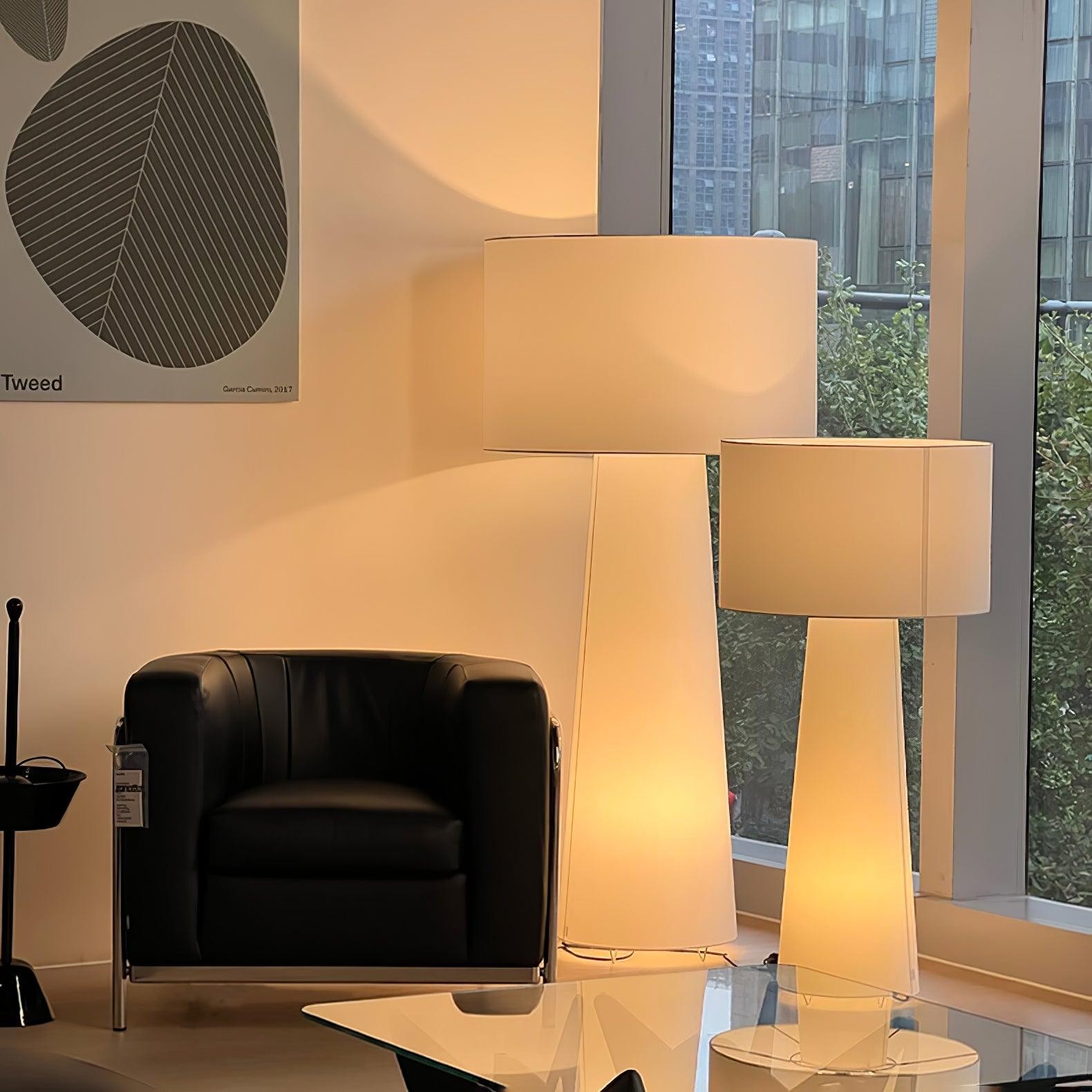 Column Fabric Floor Lamp Suitable For Living Room M76