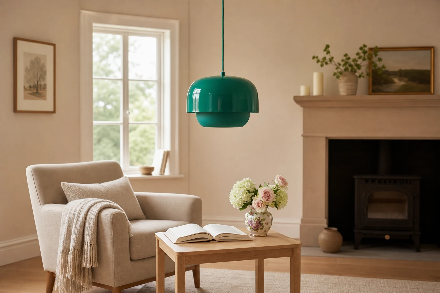 Lampa wisząca Clinco w scenie lifestylowej opartej na produkcie w kontekście