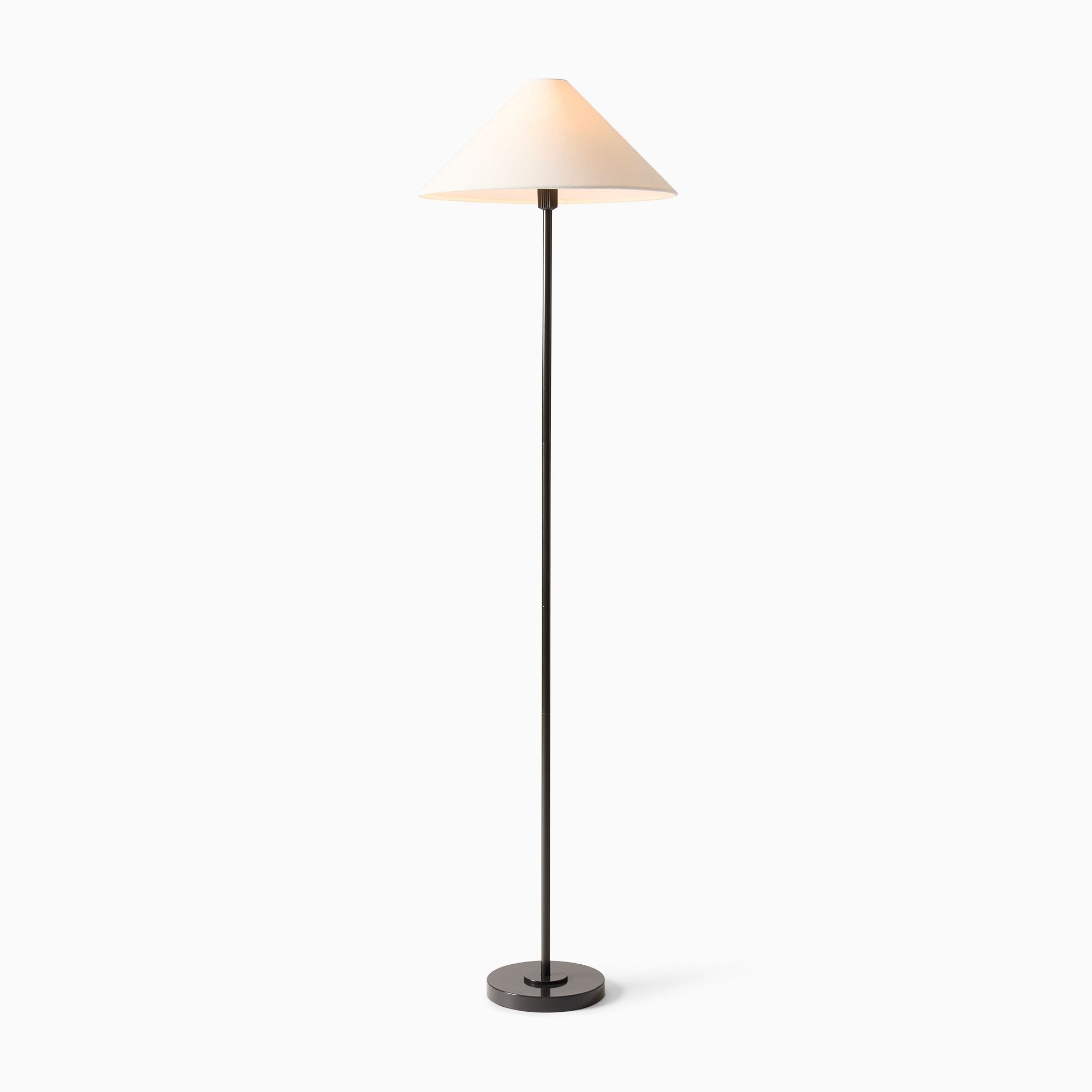Diora Table & Floor Lamps - Linen Shade Modern Linear Style Sophisticated Accent T039