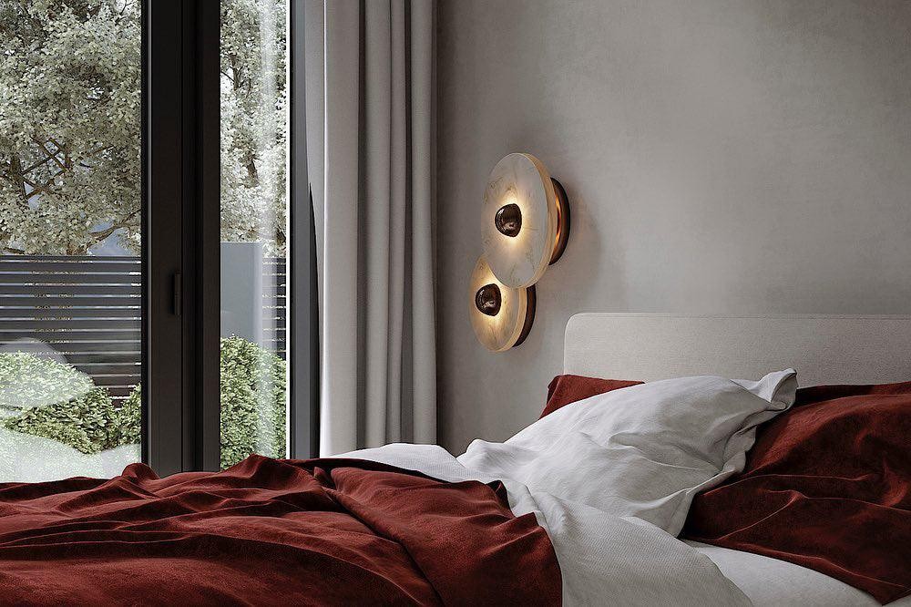 Creative Marble Round Wall Lamp M141