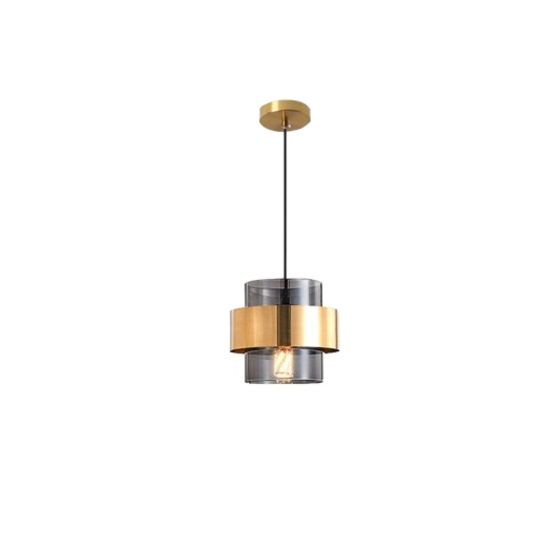 Nordic 2 Layer Glass Bedside Pendant Light S103