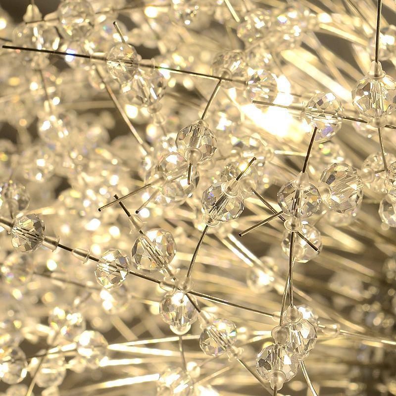 Modern Rectangular Crystal Fireworks Chandelier S15