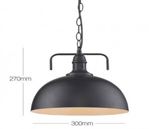 Måttdiagram för SIMIG Dome-pendellampa