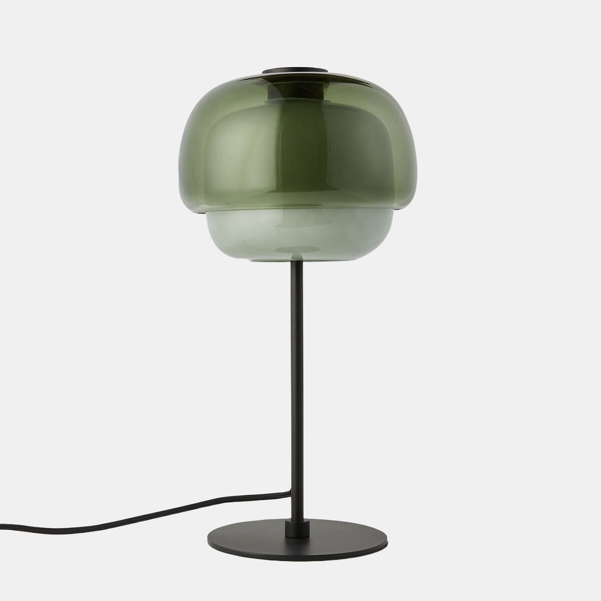 Clinco Modern Retro Glass Table Lamp - Mushroom Double Shade Design T415