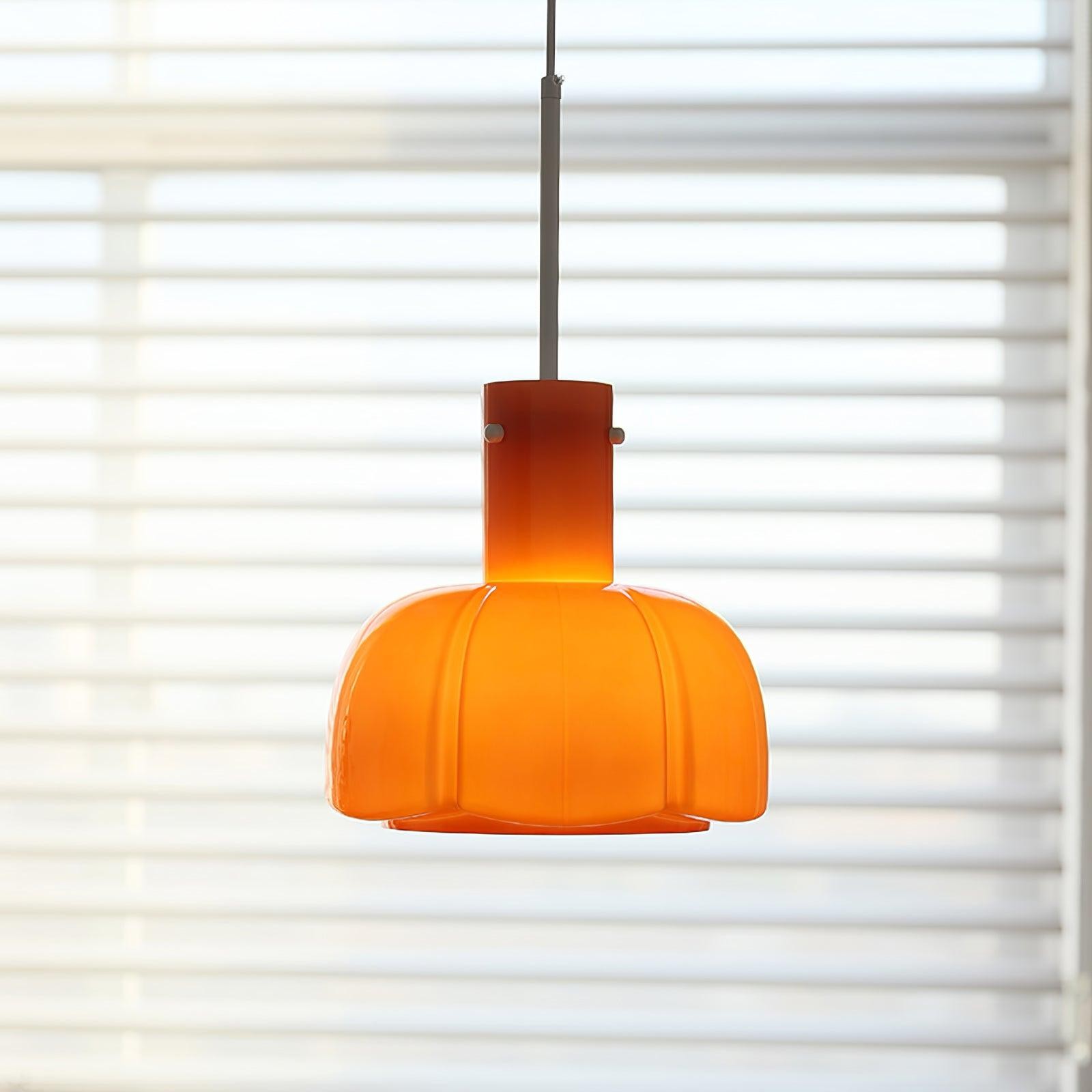 Medieval Style Glass Bud Pendant Lamp M457