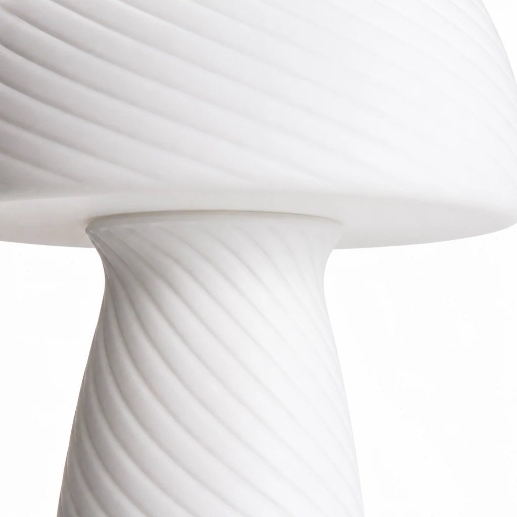 Szczegółowy klosz i wykończenie szklanego klosza lampy grzybkowej Mini FUNGI TOWN