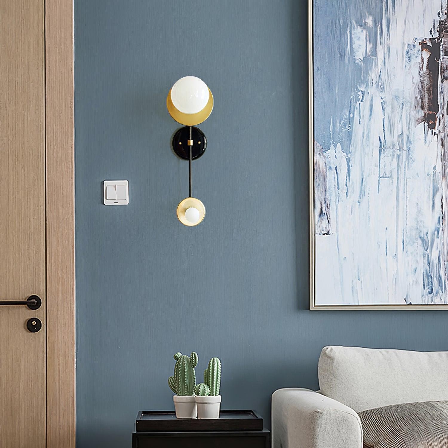 Simple Crystal Bubble Wall Light M579