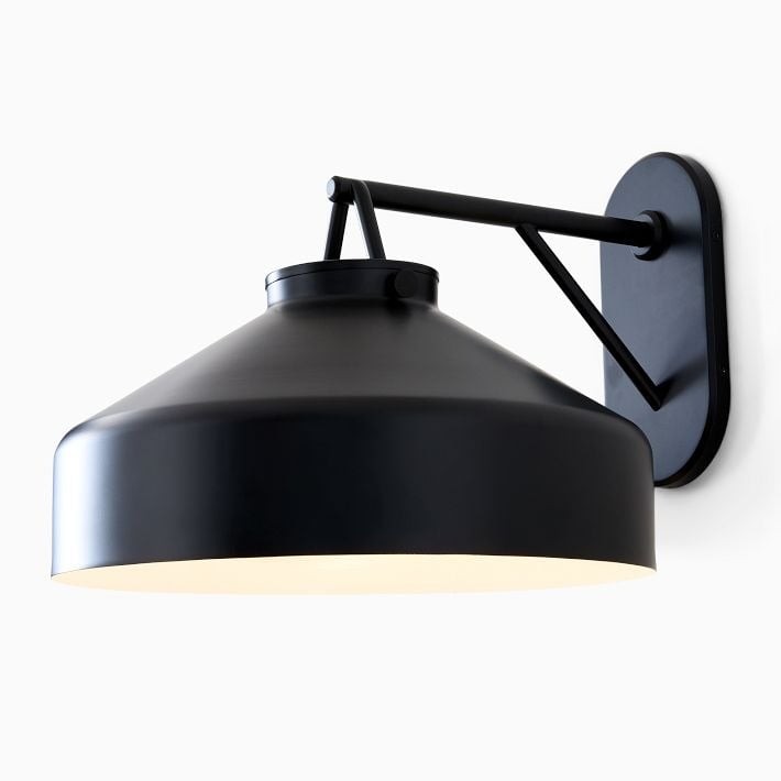Hanton Minimalist Outdoor Wall Light - Matte Metal Industrial Sconce for Modern Spaces T154