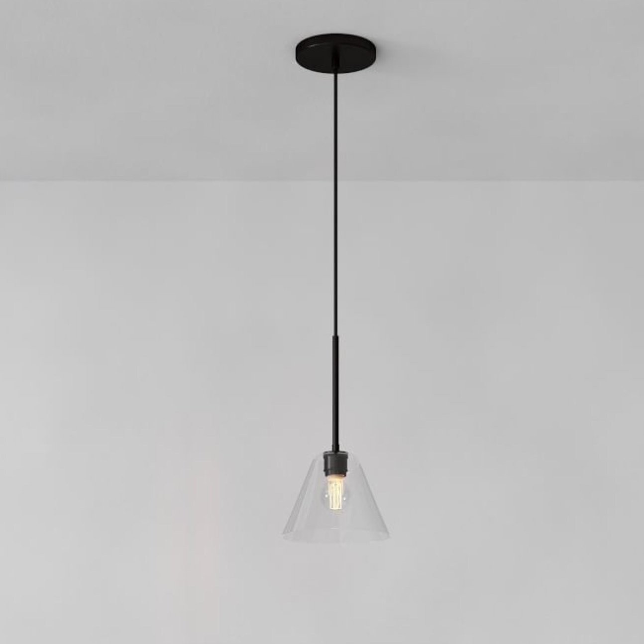 Conica Glass Cone Pendant Lamp – Modern Style Light for Any Room T104
