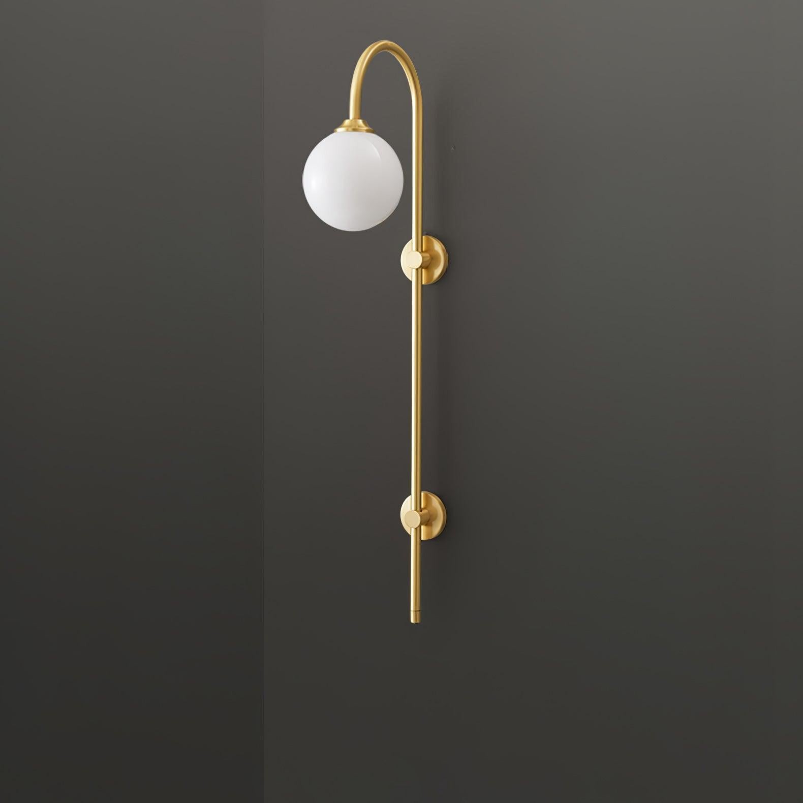 Globe Brass Wall Sconce M555