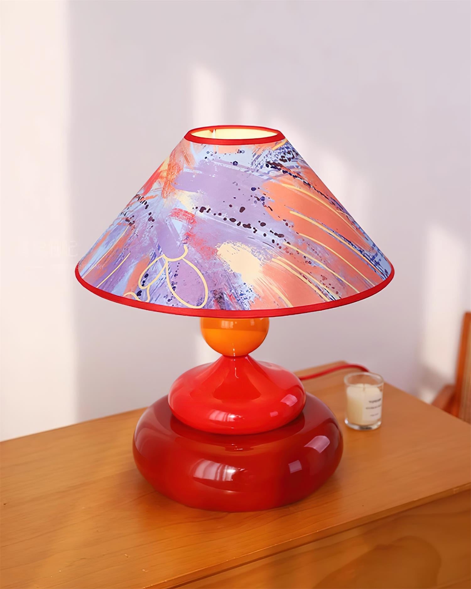 Retro Decorative Colorful Stacked Table Lamp M344