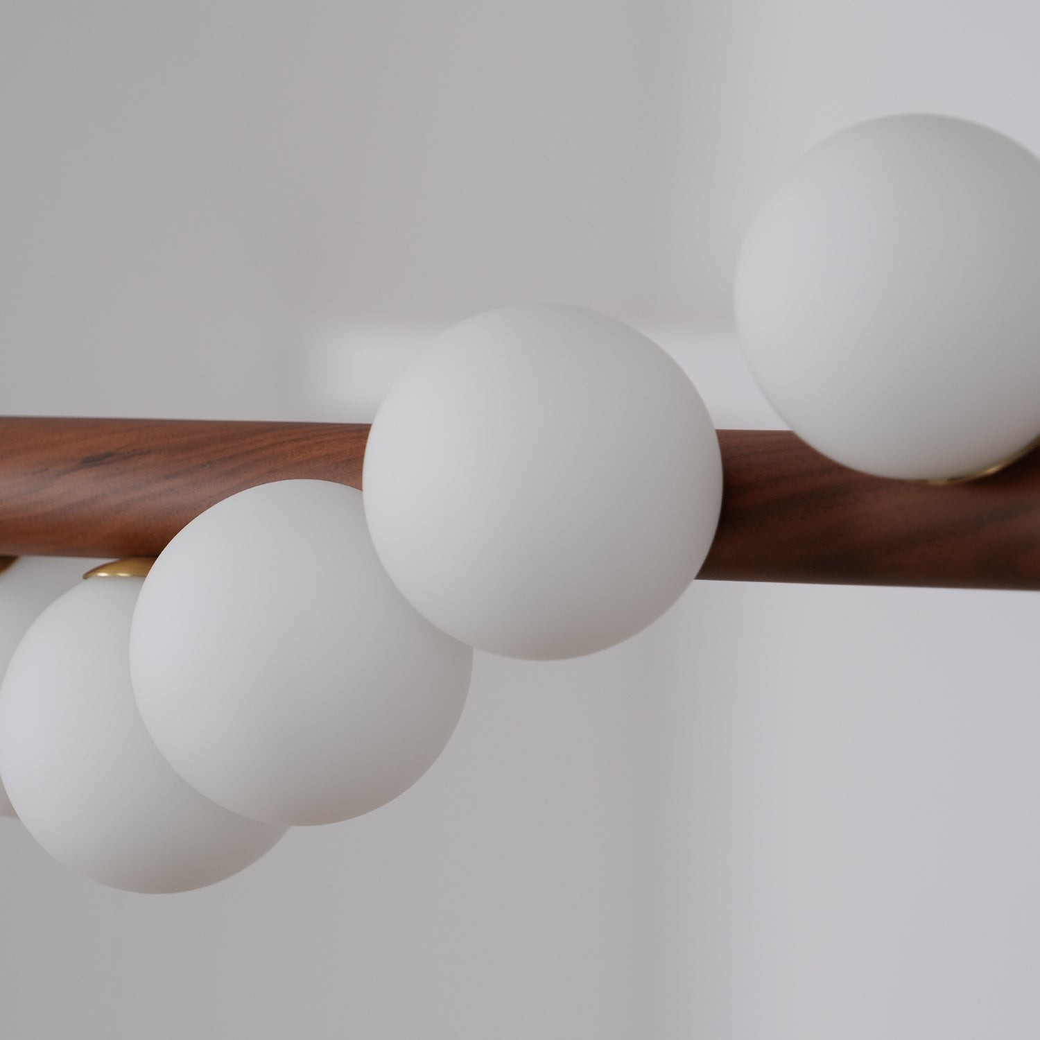 Modern Walnut Simple Chandelier M132