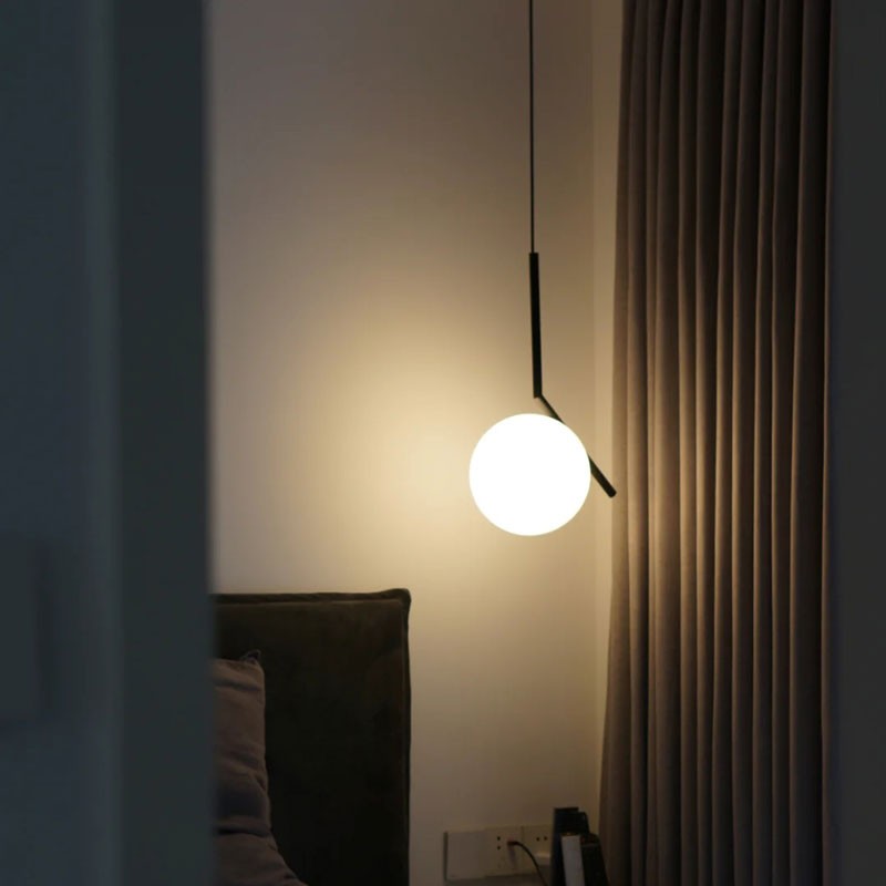 Stylish Glass Ball Pendant Light S61