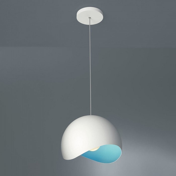 Creative Semi Eggshell Metal Pendant Light S158