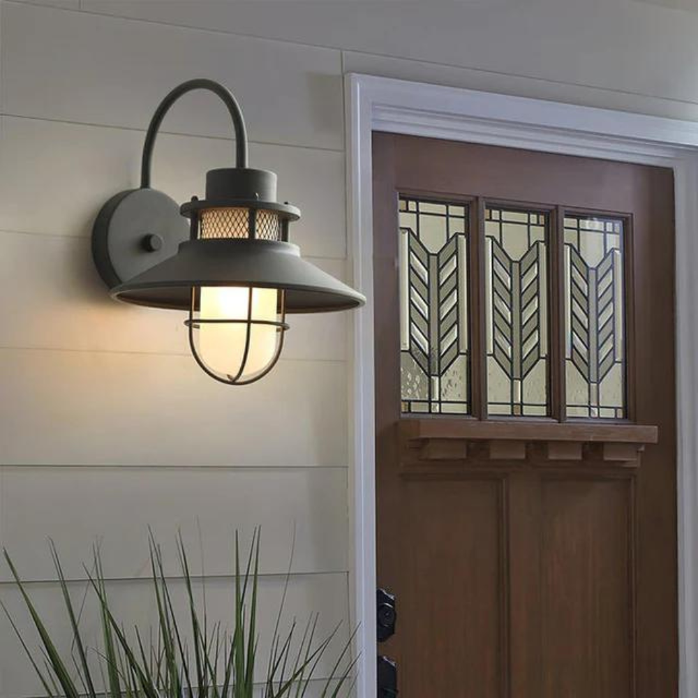 Luminous Outdoor Torch Metal Outdoor Wall Lamp D807