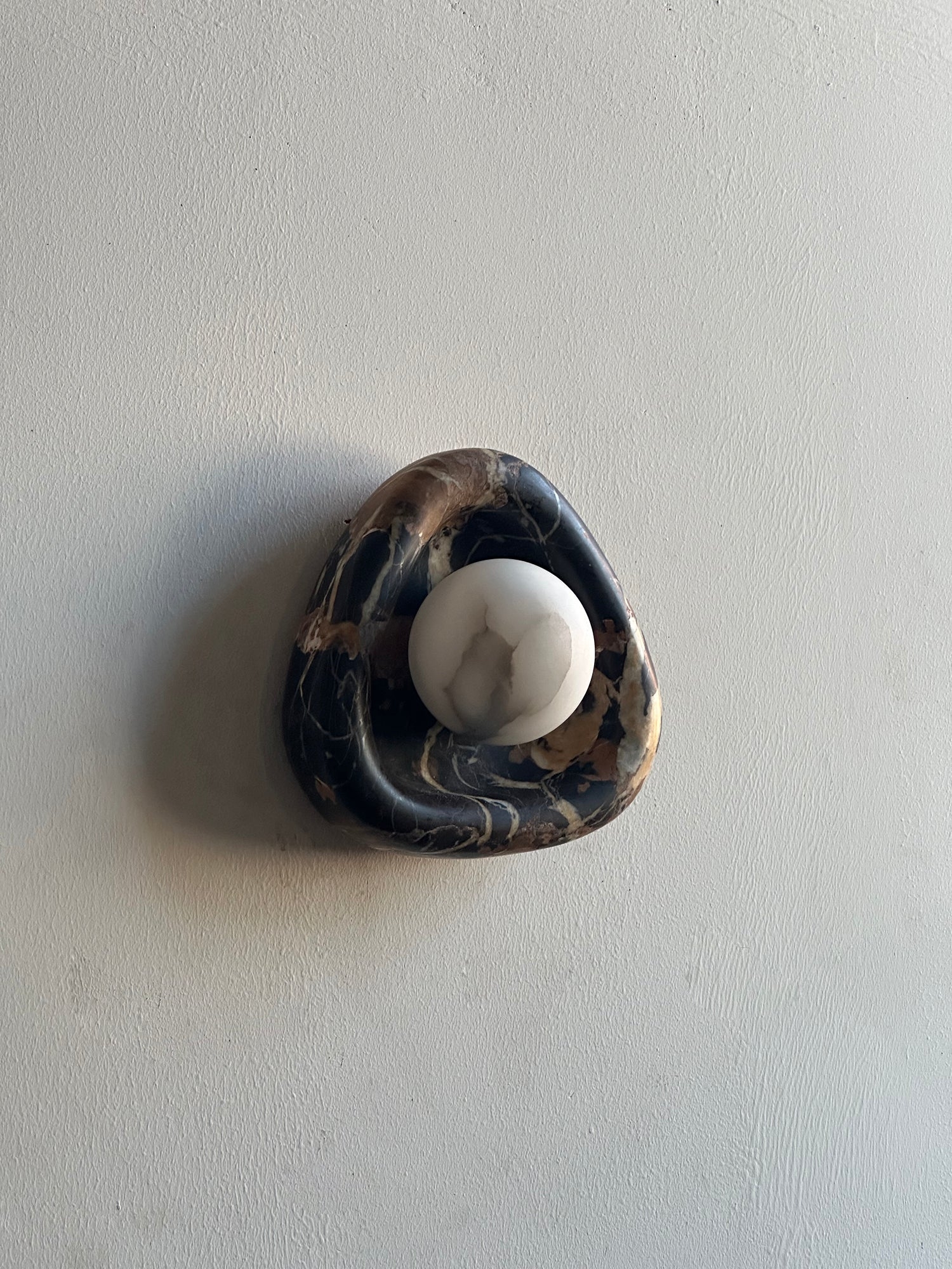 Black Pearl Marble Wall Lamp D651