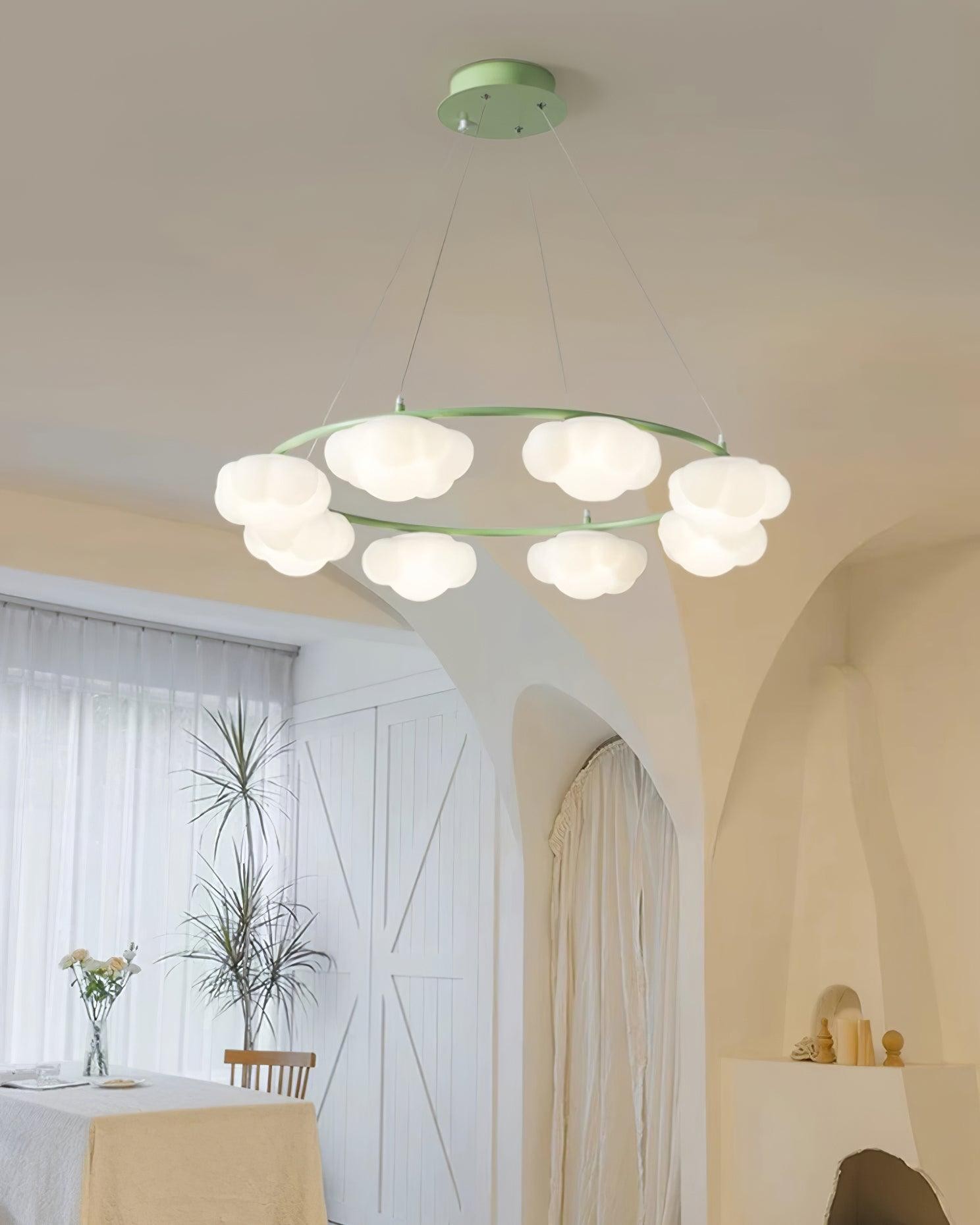 Cream Style Creative Personality Clouds Chandelier M322