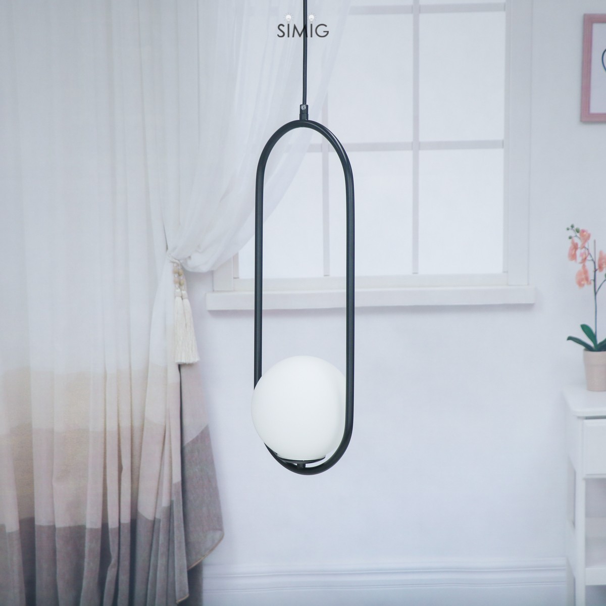 Modern Geometric Metal Pendant Light
