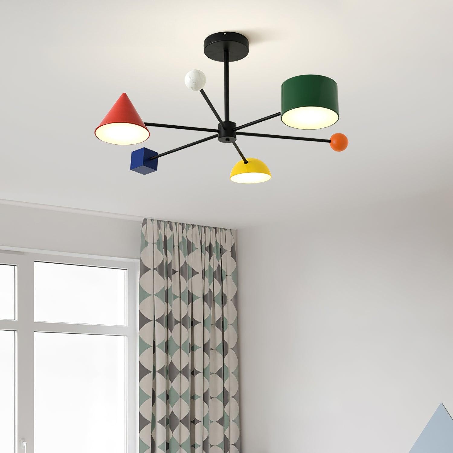 Geometric Colorful Ceiling Light M377