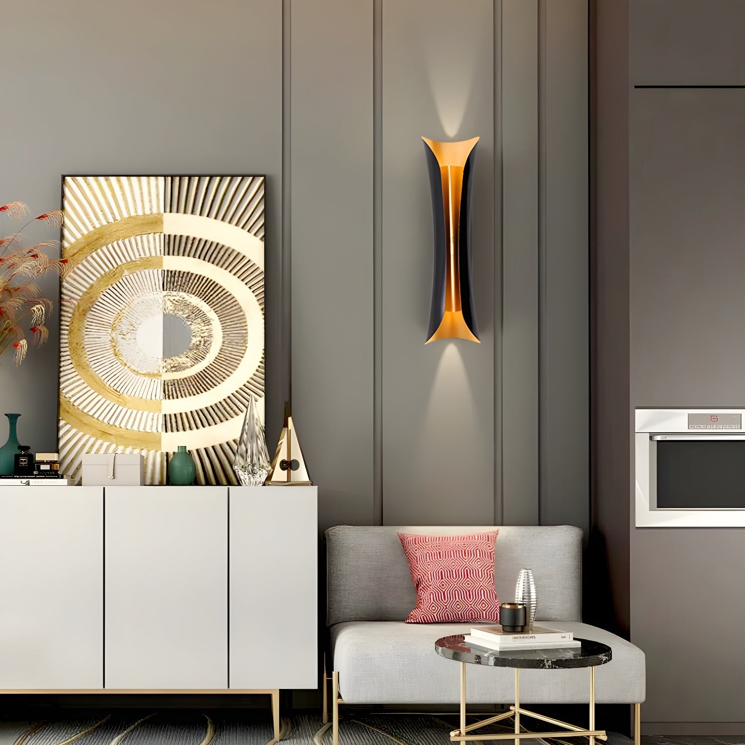 Flame Art Wall Sconce M69