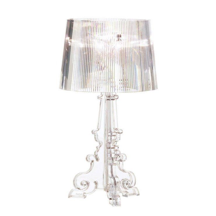 Baroque Style Acrylic Bourgie Table Lamp For Bedroom