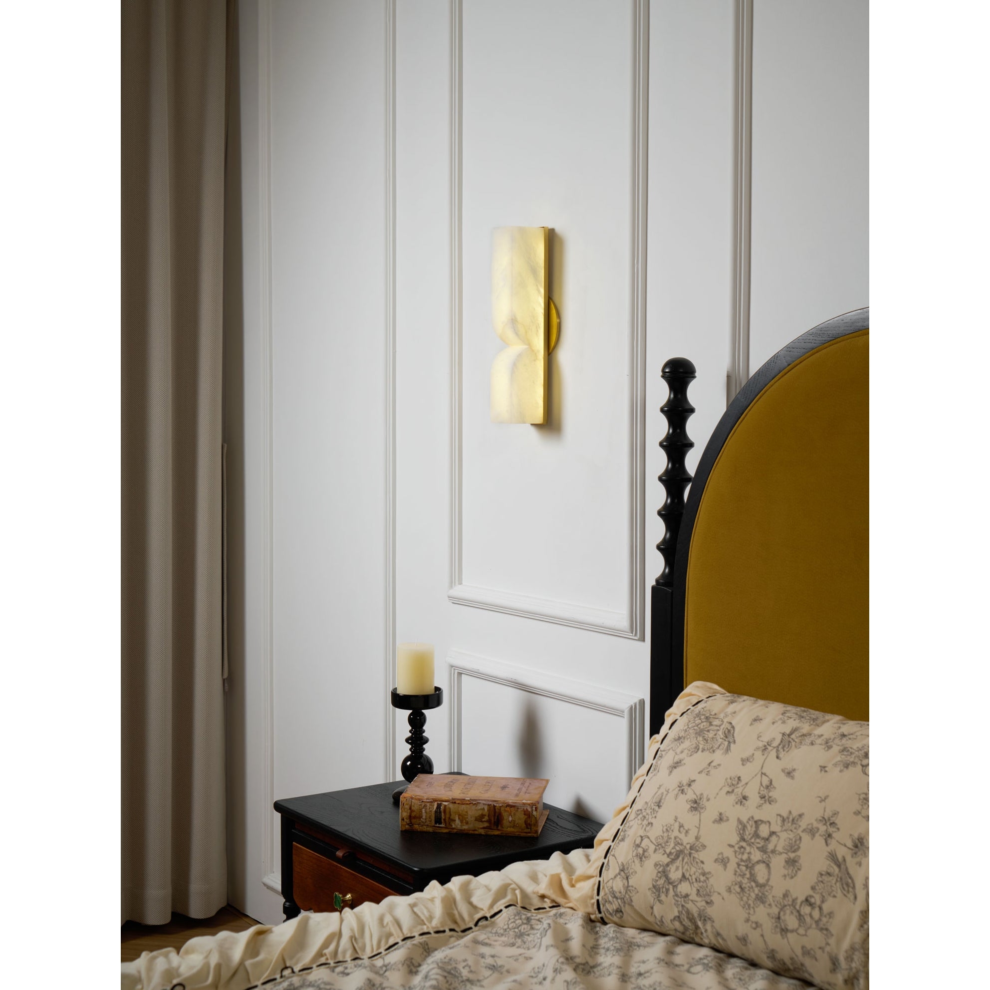 Rectangular Alabaster Wall Lamp D639
