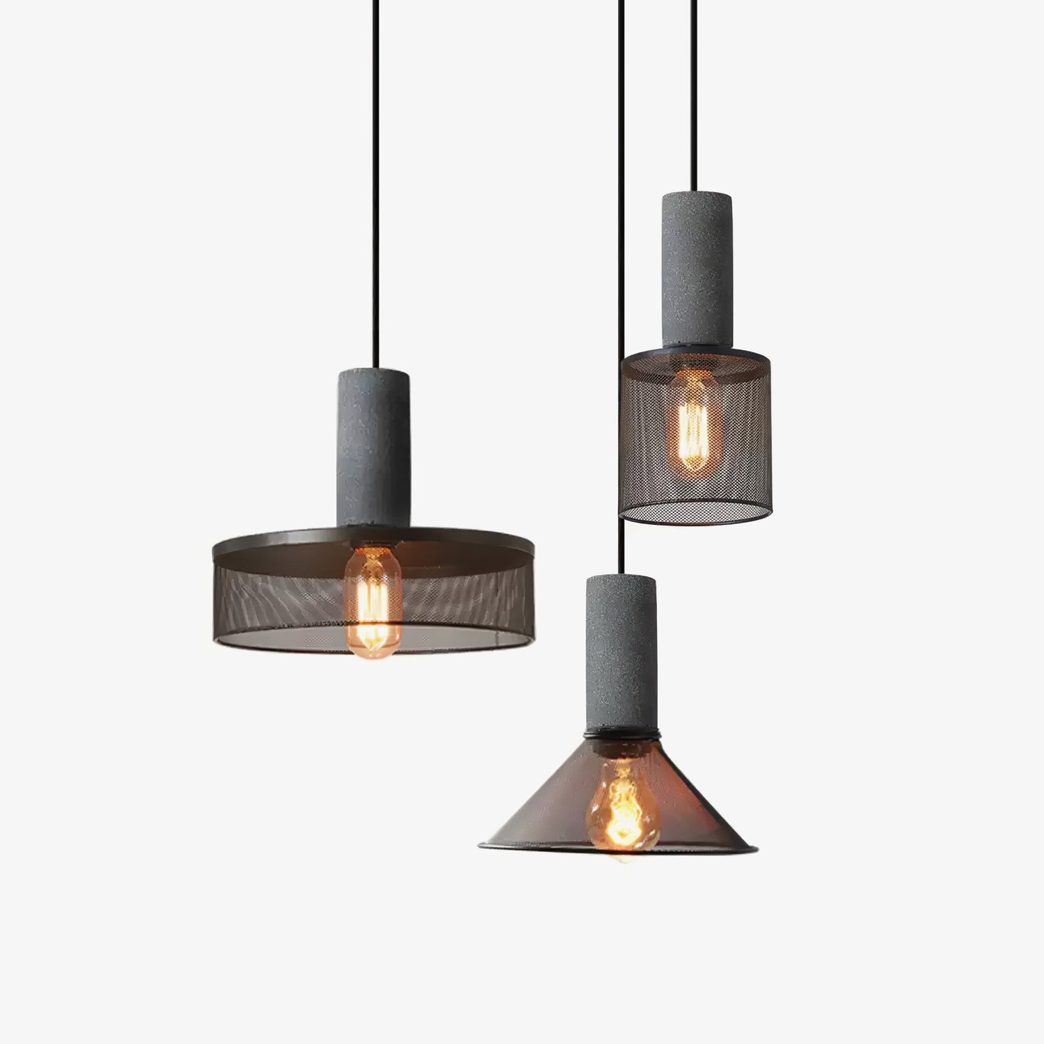 Cement Mesh Pendant Light M81