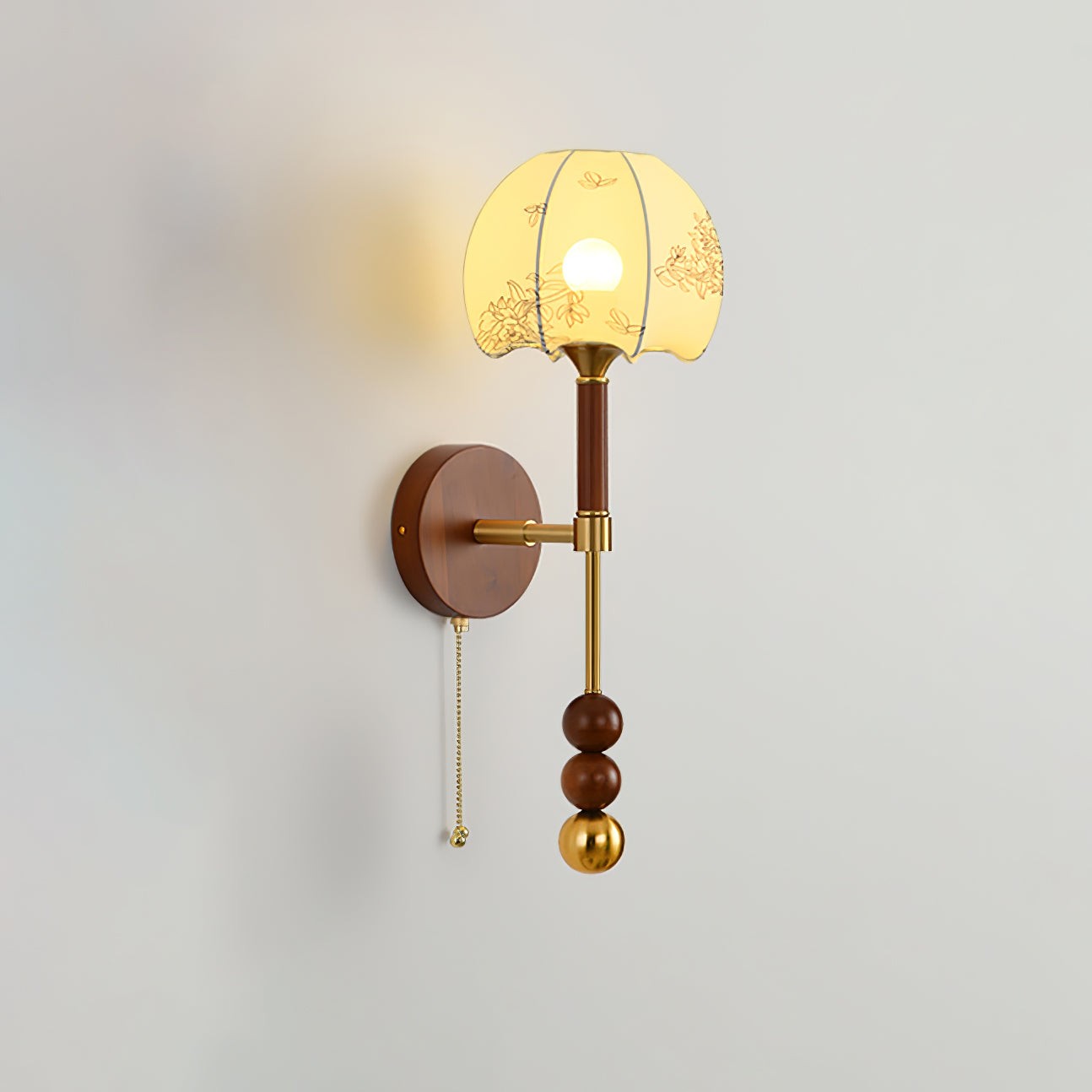 Retro Solid Wood Series Wall Lamp M523
