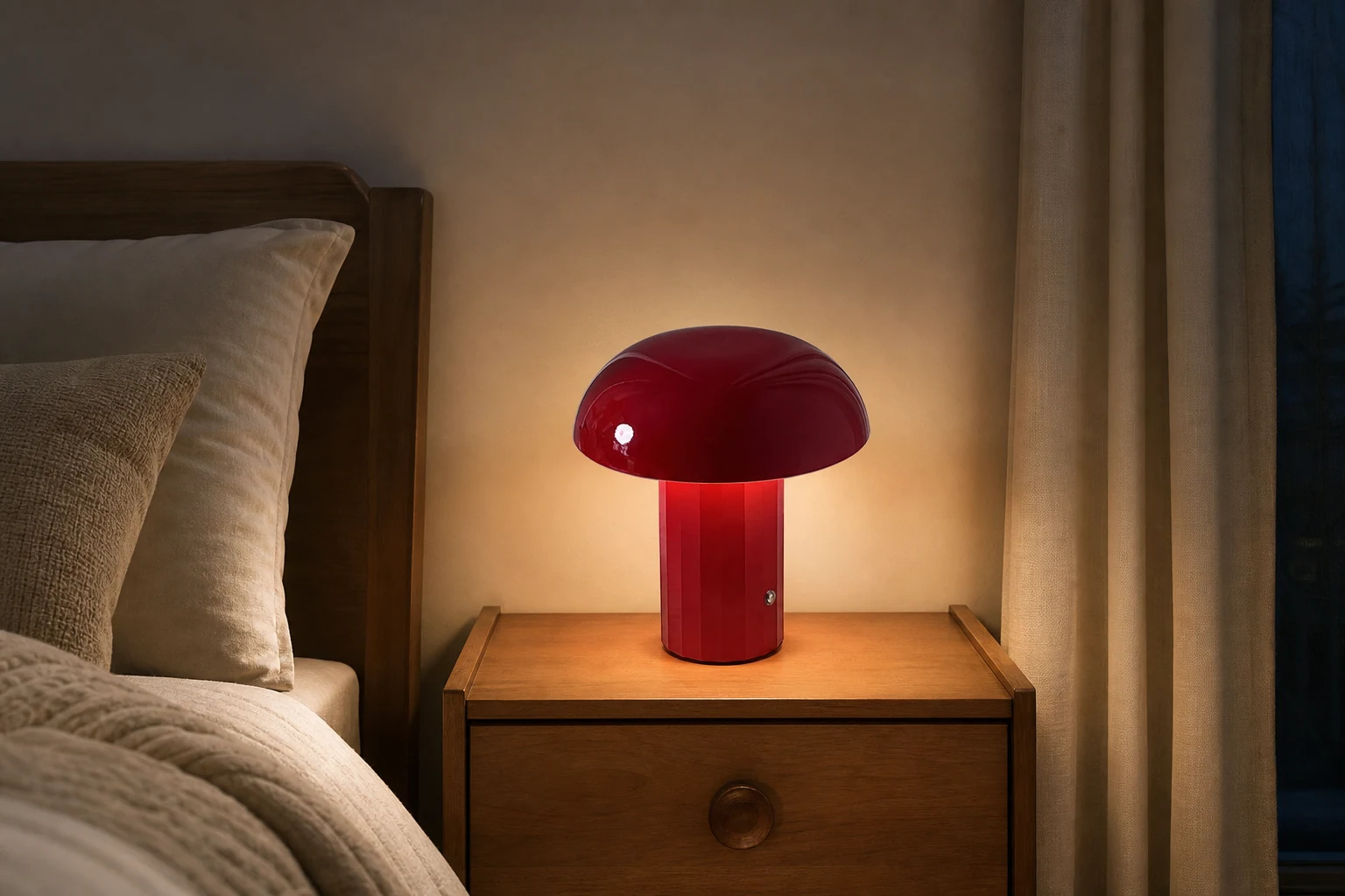 Przenośna lampa Mushroom w stylu życia