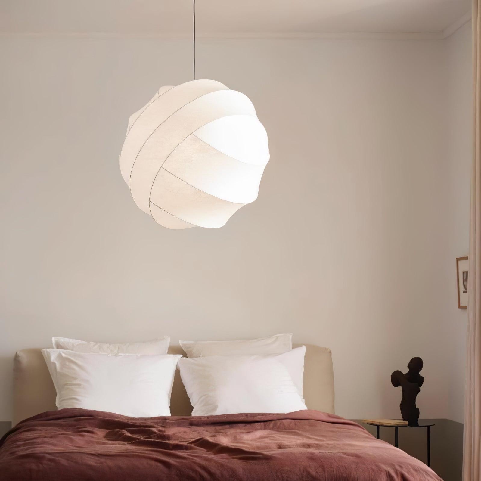 Wabi-Sabi Style Fiber Cocoon Pendant Lamp M505