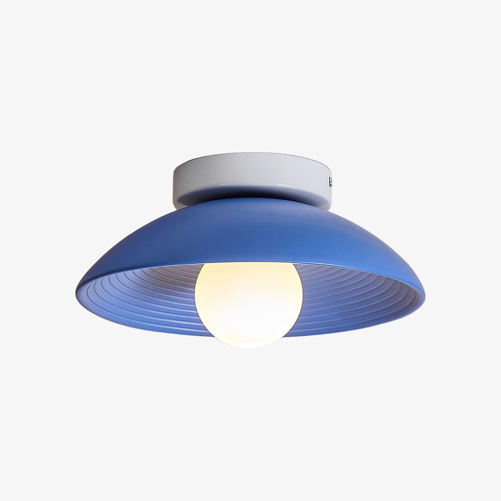 Ovalune Organic Textured Ceiling Light Sculptural Design Flush Mount - Modern Style for Living Room T527