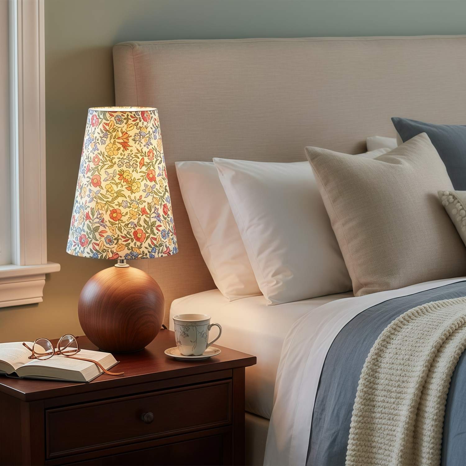 Petalyra Floral Accent Table Lamp - Sculpted Decorative Form Ambient Lighting for Home Use T531