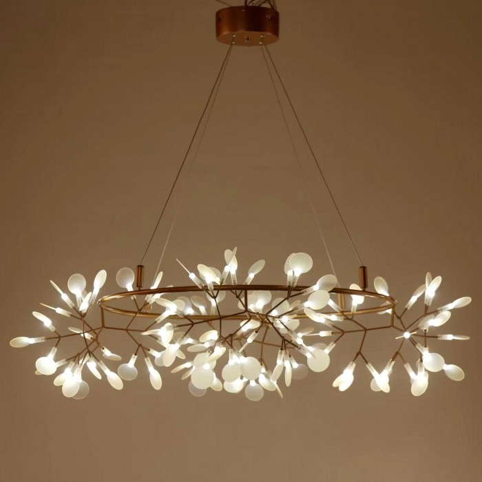 Scandinavian Branching LED Chandelier for Living Room