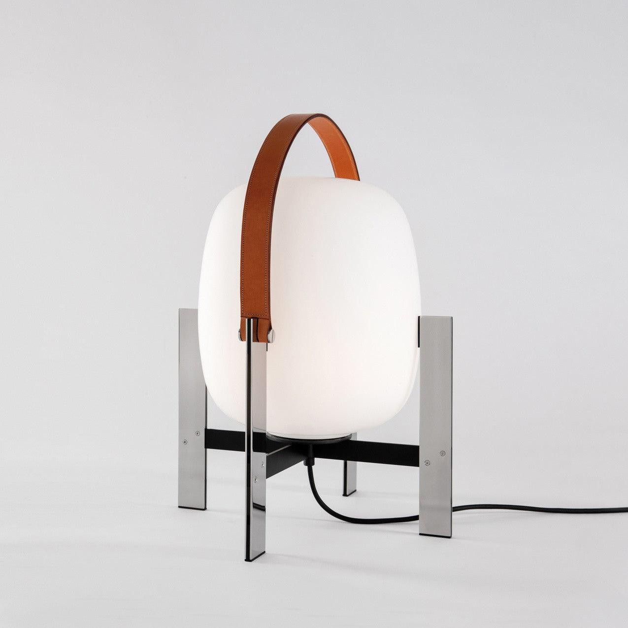 Bærbar lanternebordlampe M31 studiovisning med ledning