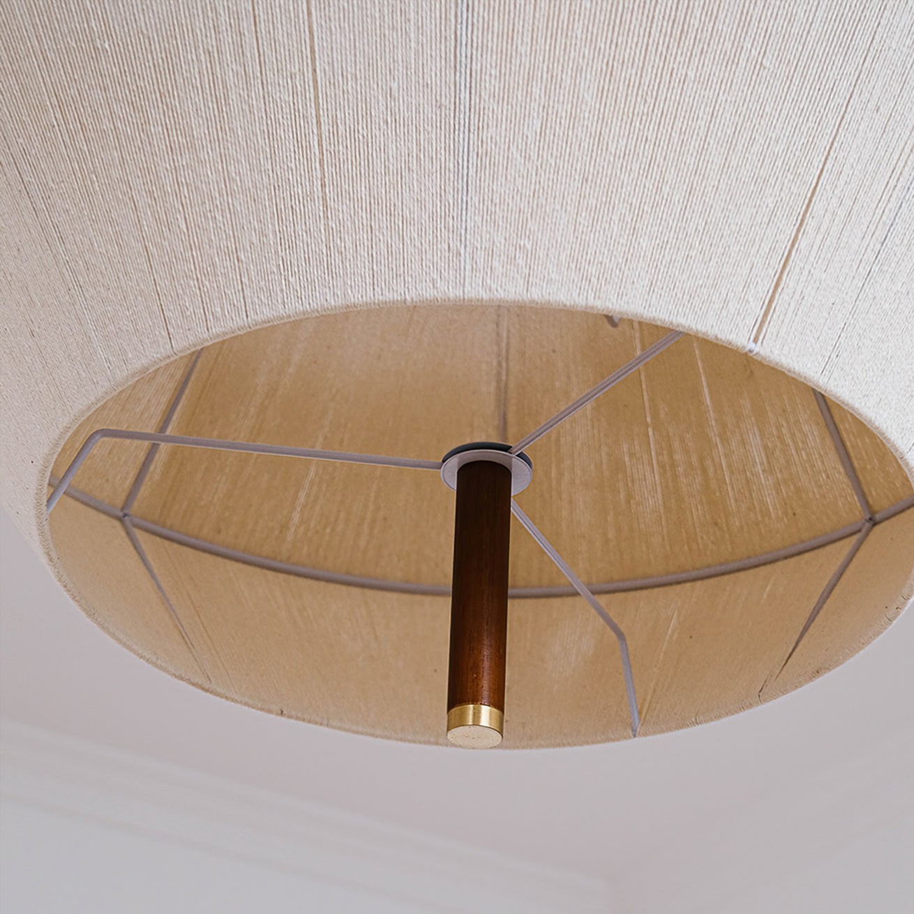 Japanese Wabi-Sabi Style Woven Fabric Pendant Lamp M109