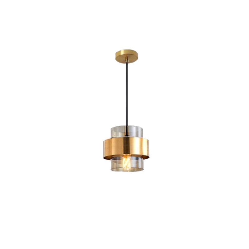 Nordic 2 Layer Glass Bedside Pendant Light S103