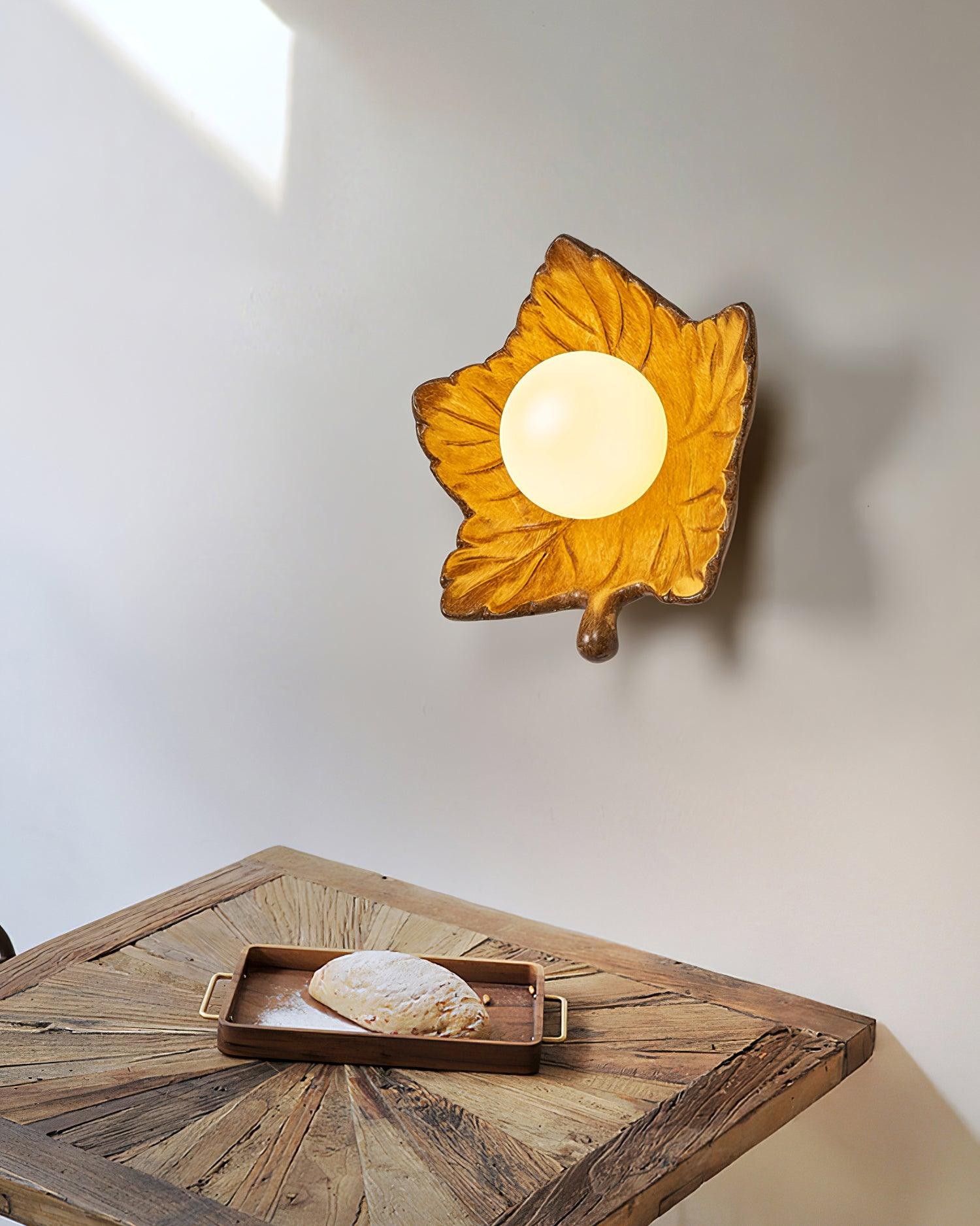 Maple Leaf Wall Light M362