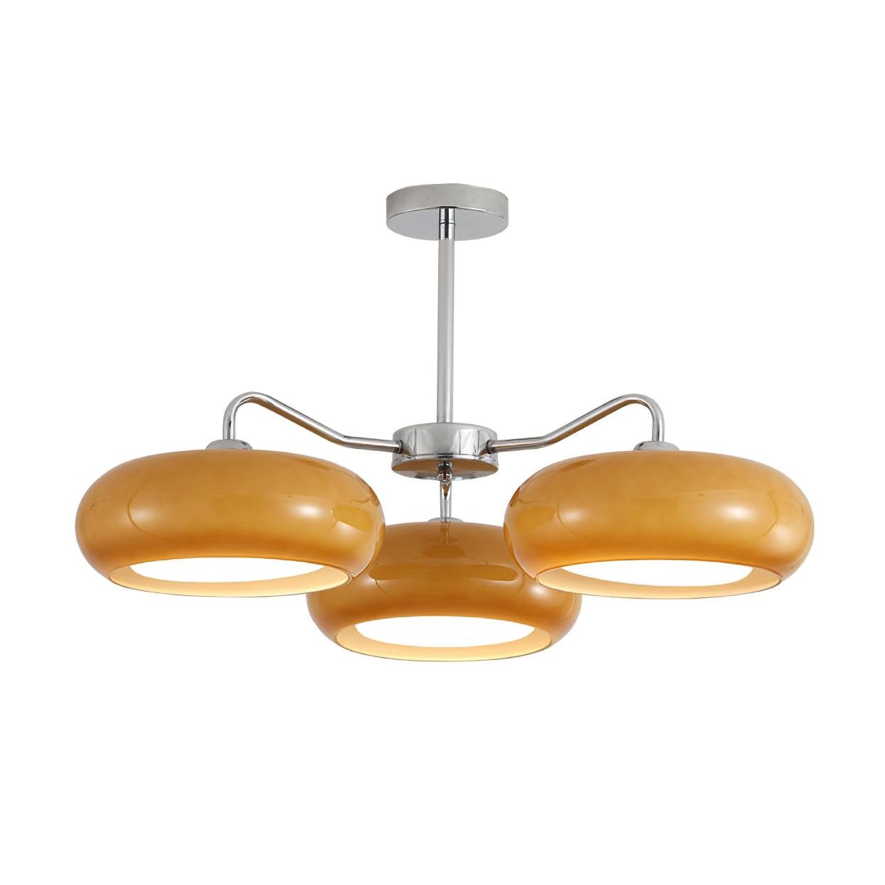Modern 3 Light Chrome Ceiling Light M324