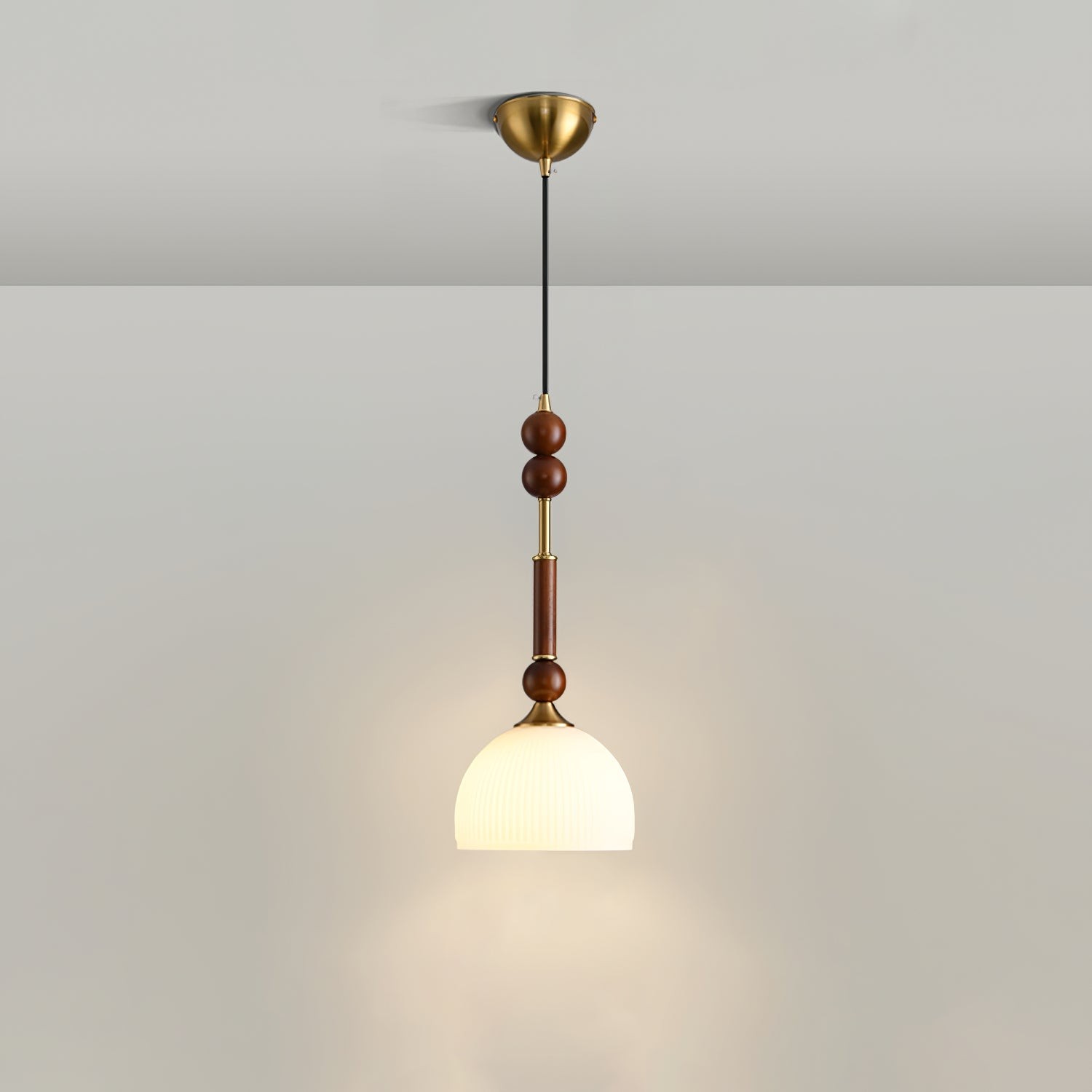 Retro Solid Wood Series Pendant Lamp M524