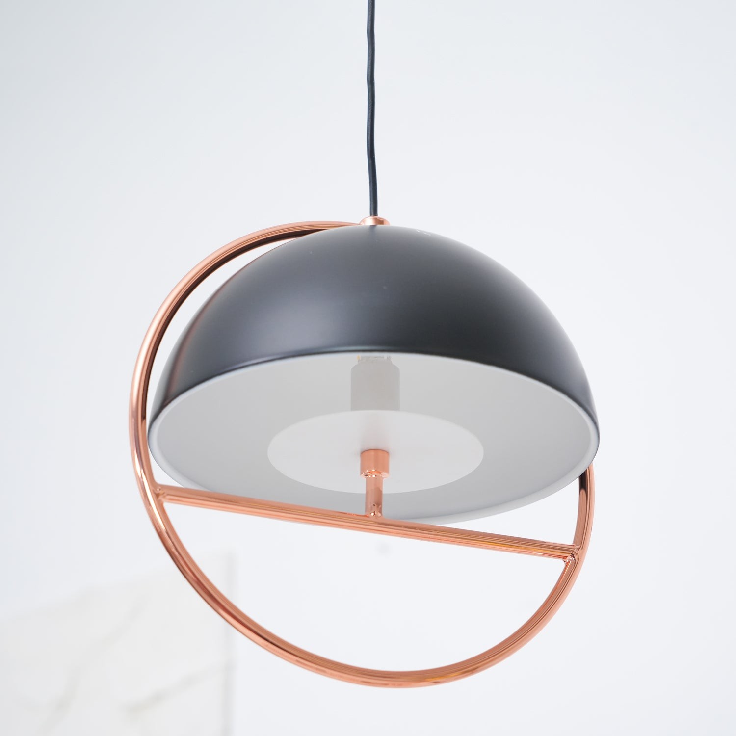 Nordic Hemispherical Ring Metal Pendant Lamp M551