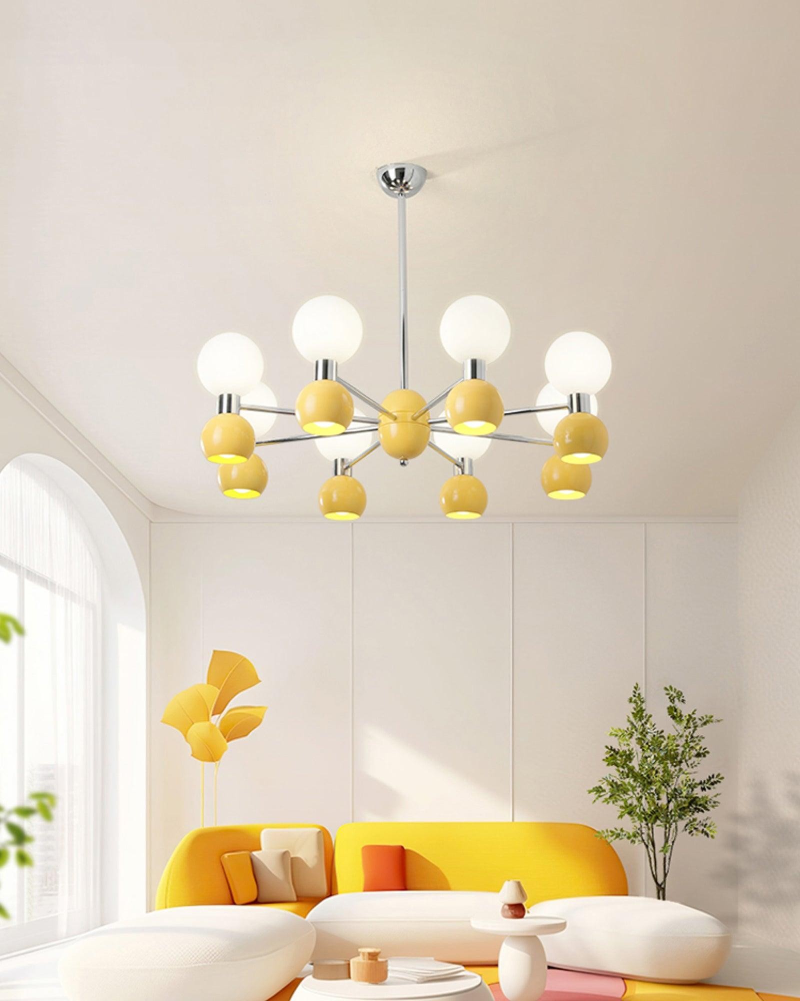 Modern Minimalist Multiple Head Metal Chandelier M313