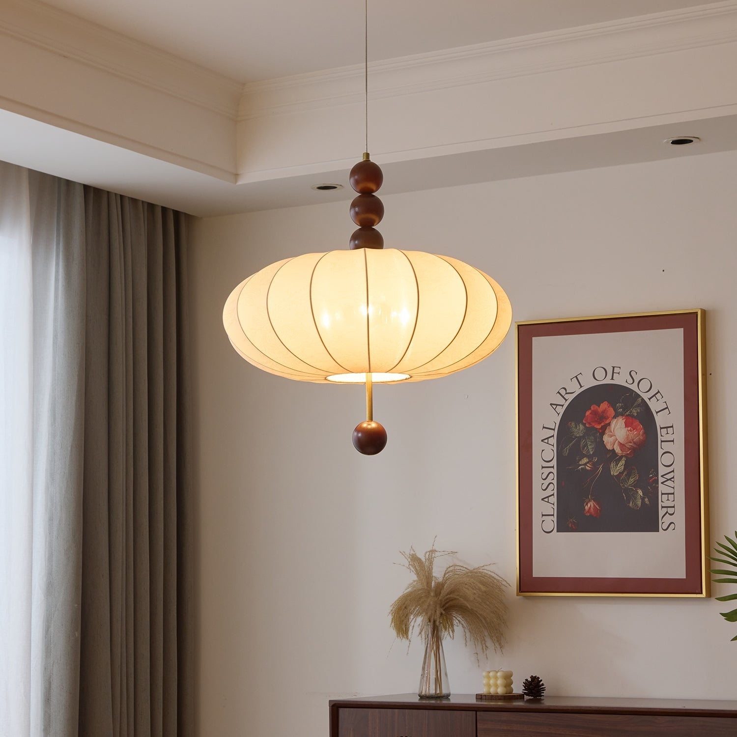 Adelaide Fabric Pendant Light D350