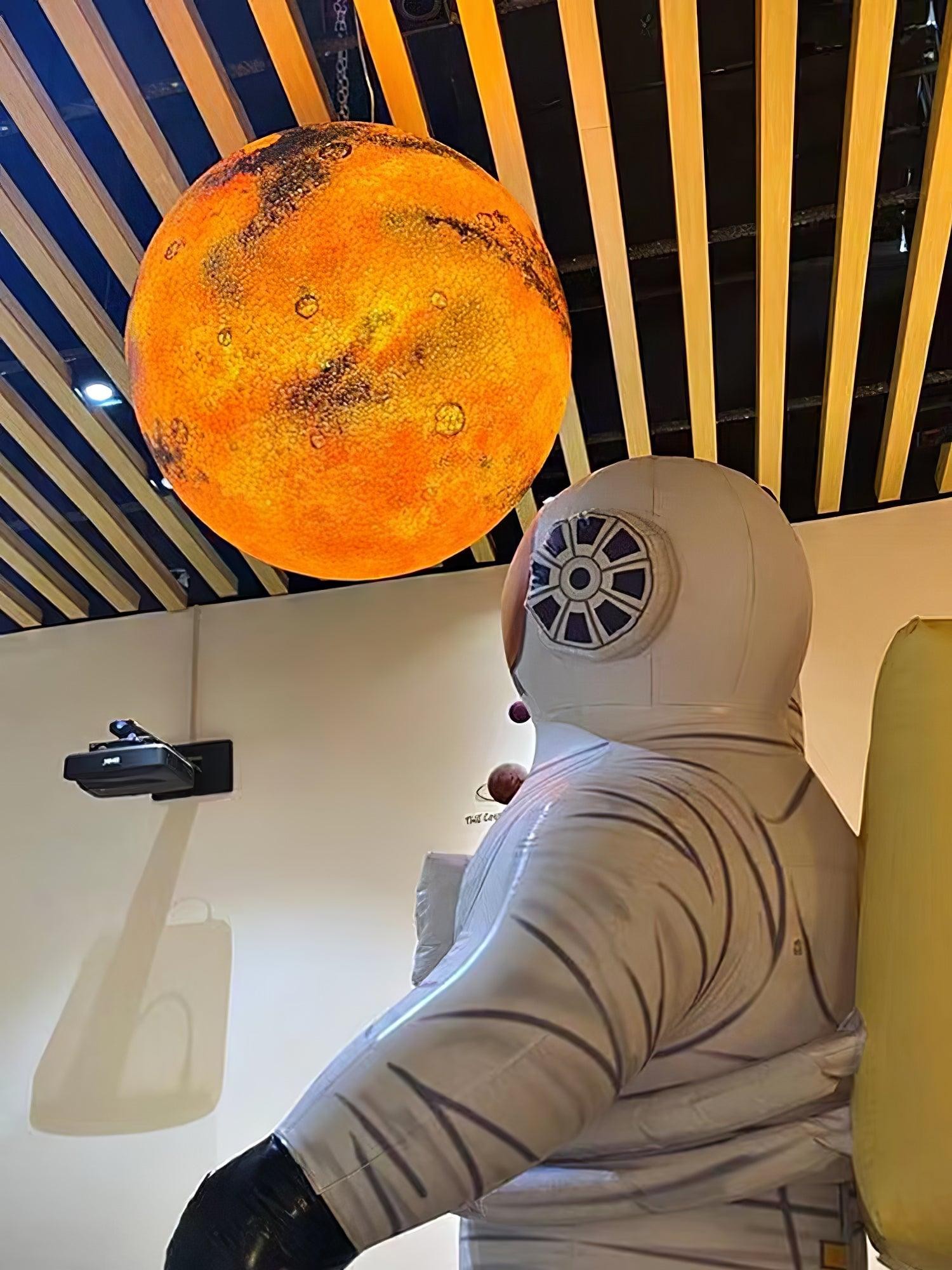 Planetary White Moon Chandelier Suitable For Living Room M98